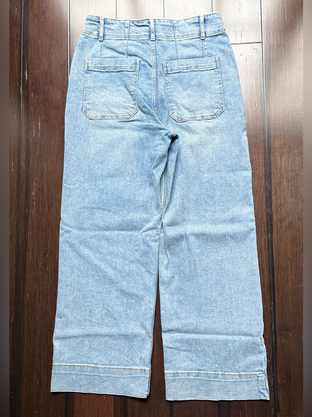 bagatelle High-Rise Light Wash Sailor Jeans 28 stretchy festival coastal - Picture 8 of 11
